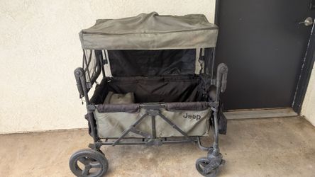 Jeep kids 2 seater wagon