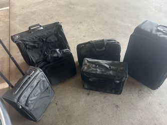 TUMI ALPHA BAGS, OLDER BALLISTIC NYLON BULLETPROOF BAGS.