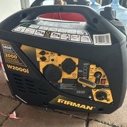 NEW FIRMAN 2000 watt Super Quiet Generator