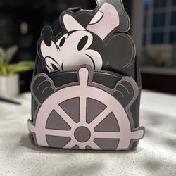 Mickey Mouse x Steamboat Willie x Loungefly Mini Backpack