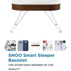 🌙 BUNDLE: SNOO Smart Sleeper Bassinet + $350+ in Extras – $800 (Priced to Sell!)