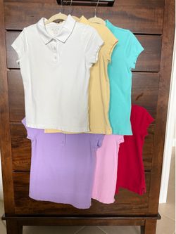 13 pieces girls uniform bundle size 7/8