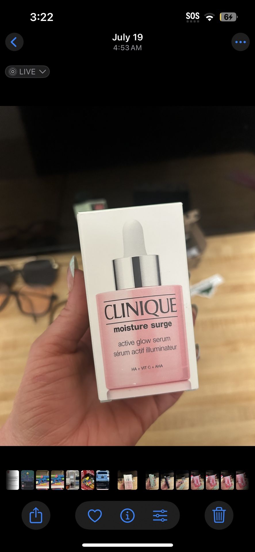Clinique moisture surge serum