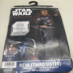 Jazwares Kids STAR WARS OBI-WAN KENOBI REVA (3rd sister) Costume Size M (8-10)..