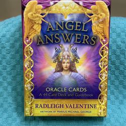 NEW! Angel Answers Oracle Cards: A 44-Card Deck and Guidebook