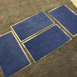 Sierra Concepts Heavy-Duty Garage Mats – 17” x 30” (Set of 4)