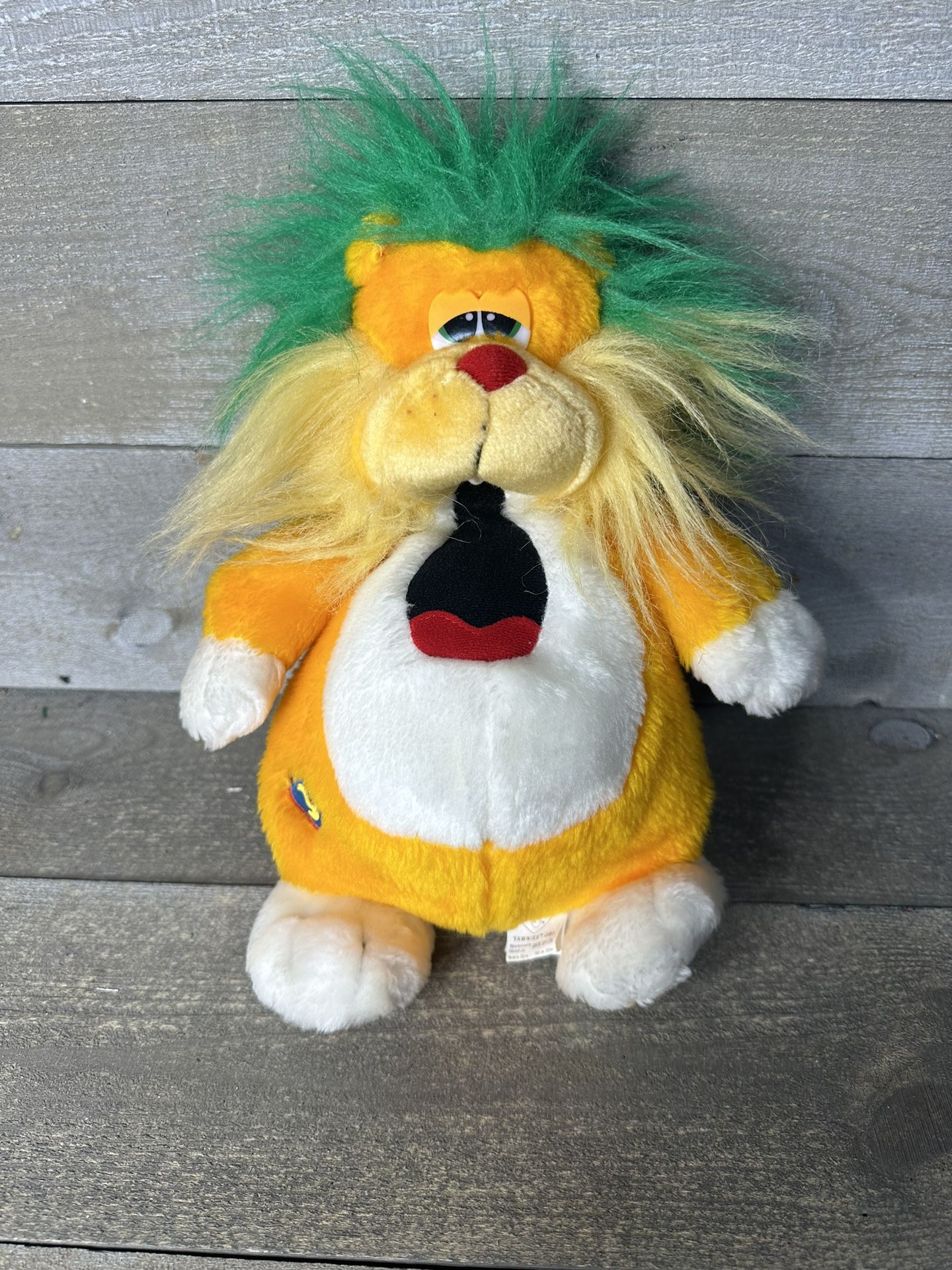 Yawnies Vintage Toy Plush Dreamy The Lion Hornby 1987 Yawny Cuddly Irwin Toys