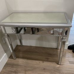 mirrored desk 