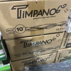 10 Inch Timpano 650 Watts 
