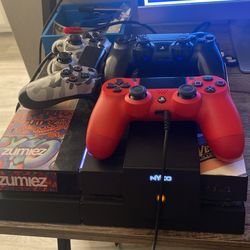 PS4 and 3 controllers