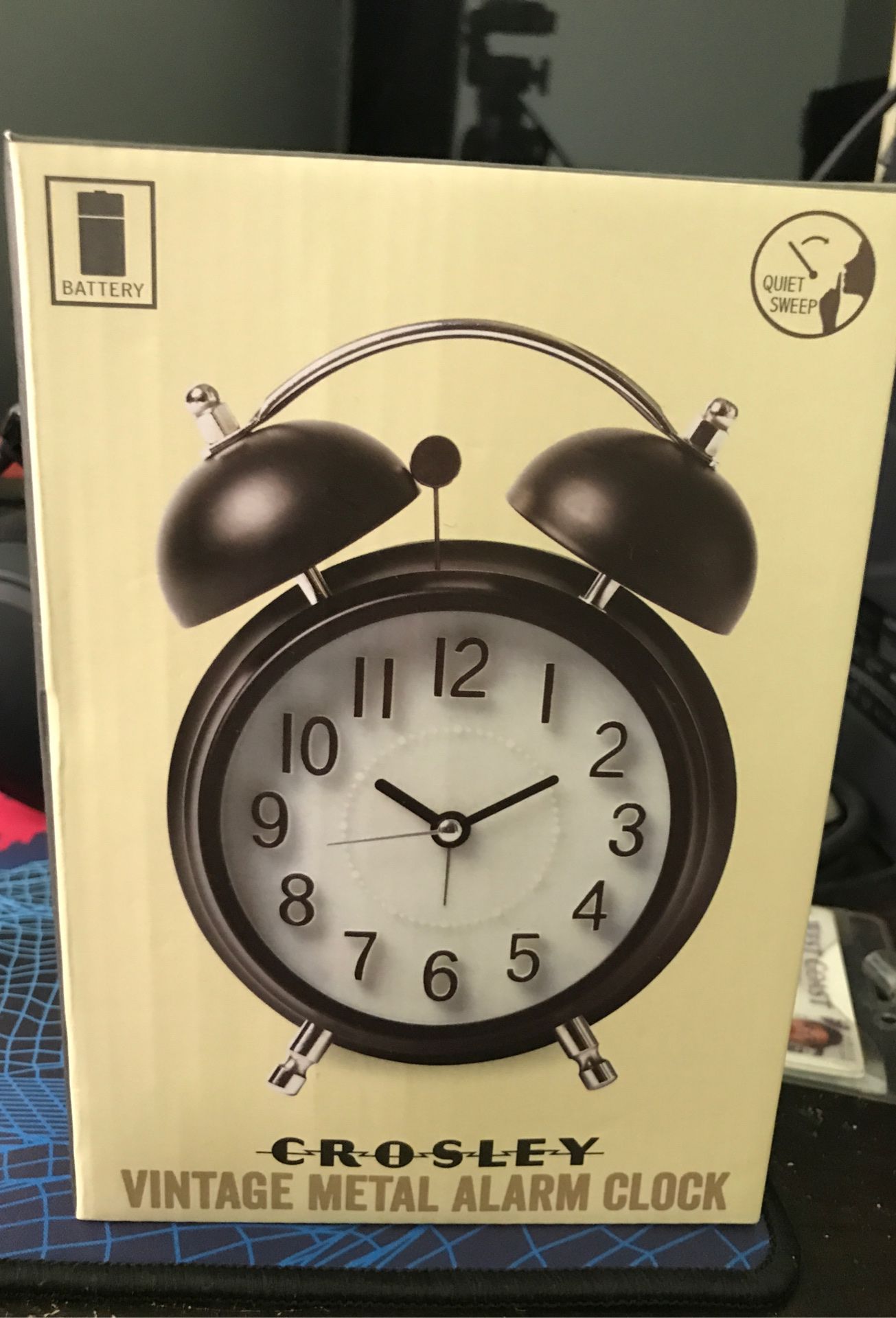 Crosley vintage alarm clock