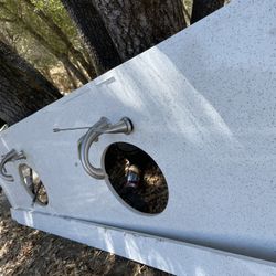 Double Sink Counter Top For Bathroom Sinks Included