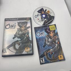 ONi For PlayStation 2 (Tested And Works!)