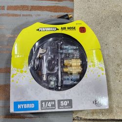 Performax® 1/4" x 50' Hybrid Air Hose Kit 