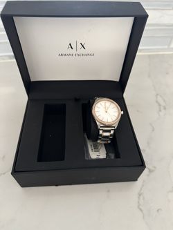 Ladies armani hotsell exchange watch