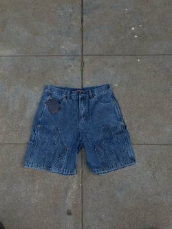 Denim shorts