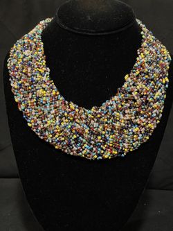 Marvelous 18” Glass bead Necklace