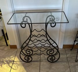 Wrought Iron Wine Rack
