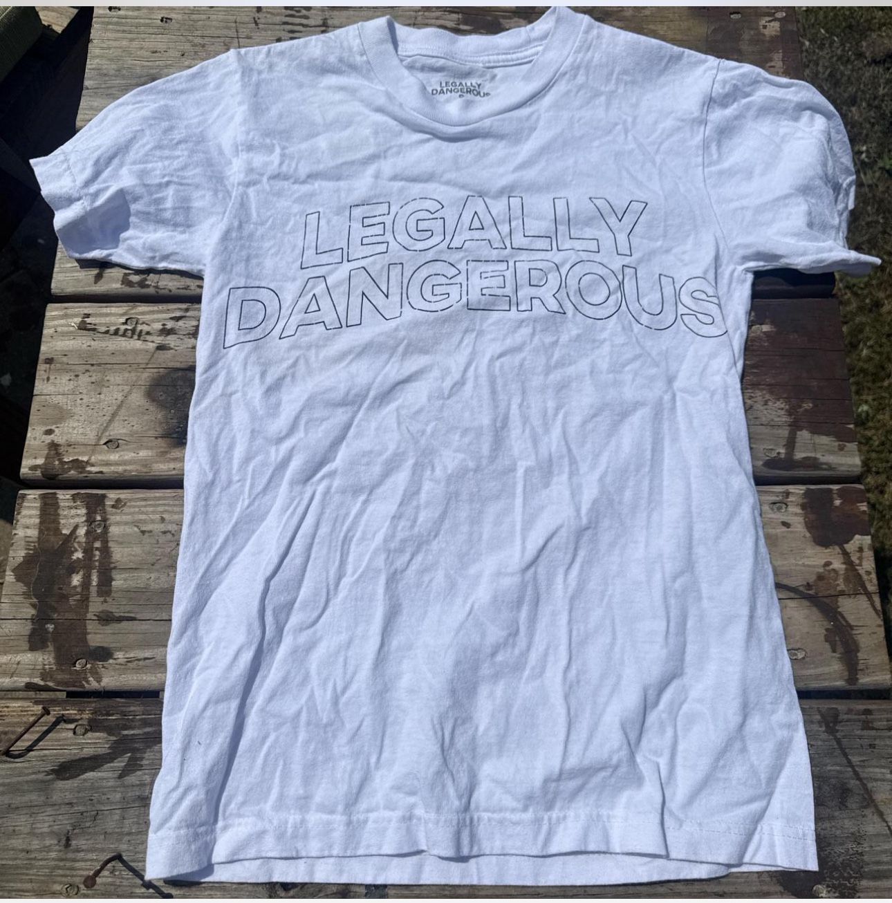 Legally Dangerous White Tee