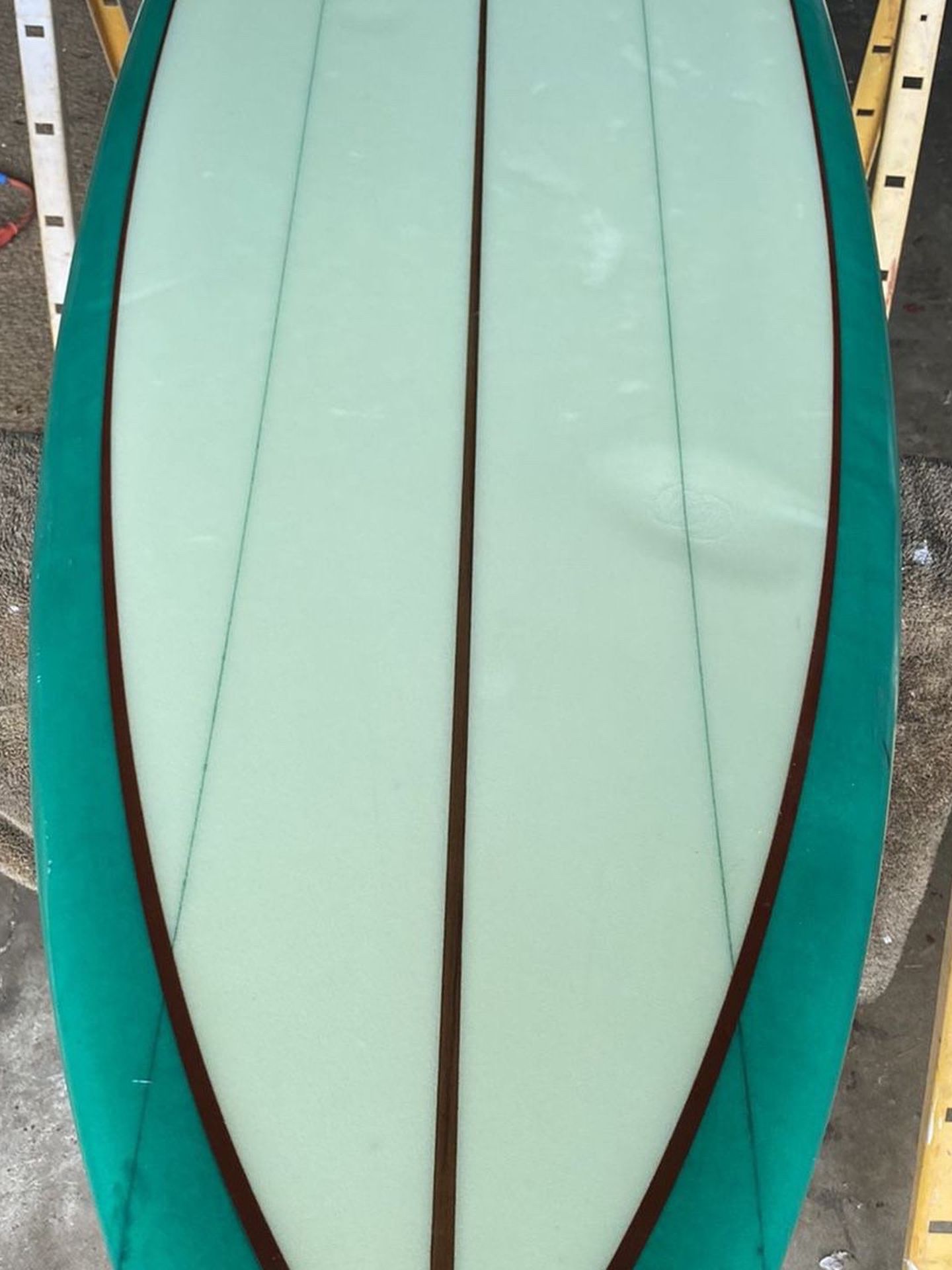 Very clean 7’3” Rich Pavel Long Fish Surfboard With Larry Gephart Fins Very Nice $650