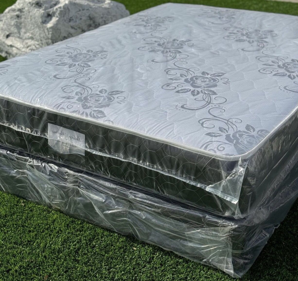 Set Queen Size Mattress And Box Spring