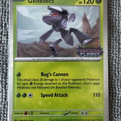 SWIRL Genesect 008/094 Mega Evolution Phantasmal Flames Stamped Bestbuy Promo