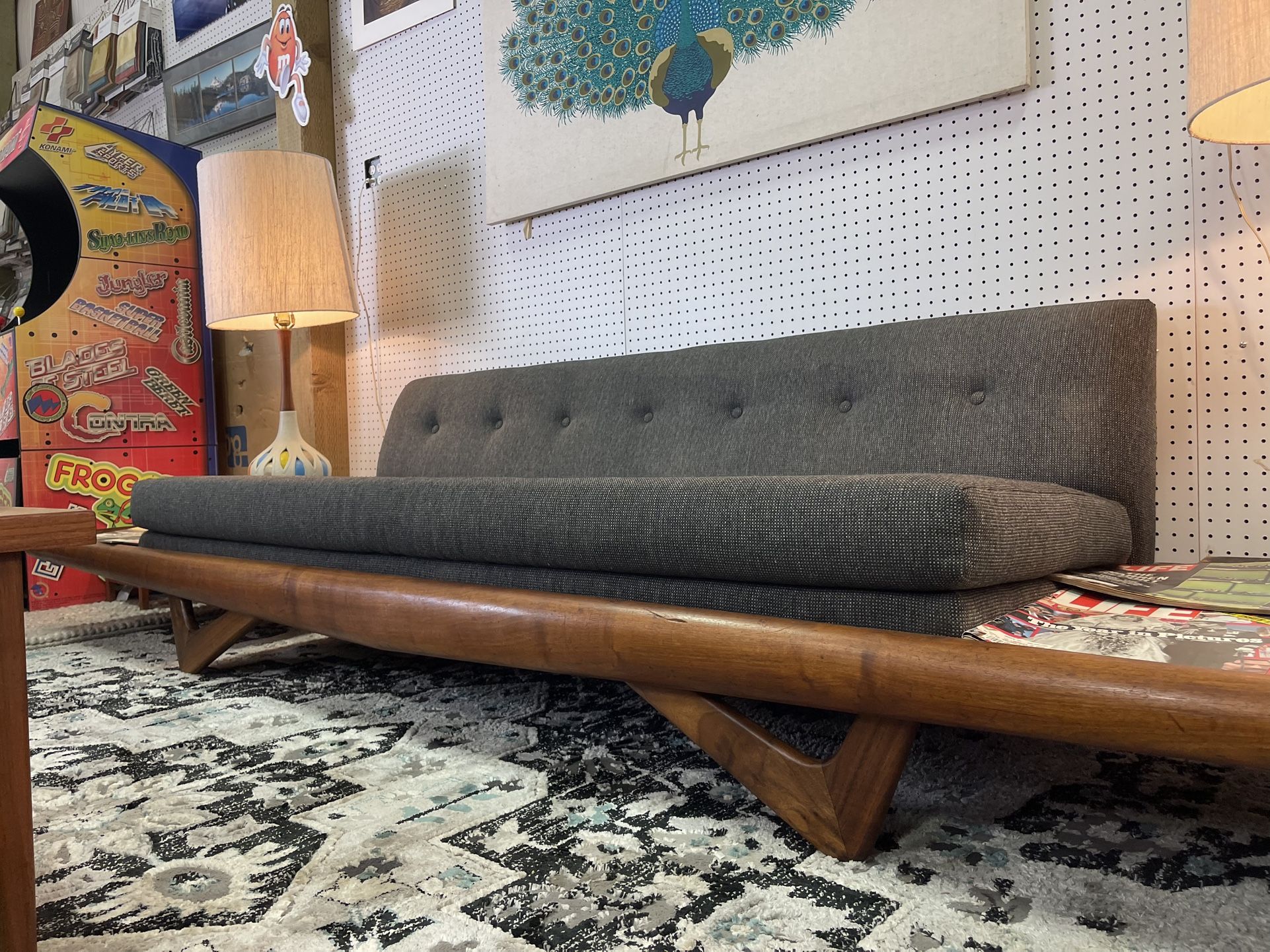 ***Authentic Mid Century Adrian Pearsall Platform Gondola Sofa***