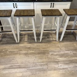 4 Like New 30” Counter Stools From Macy’s