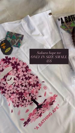Sakura bape tee