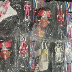 1995 McDonald's Mighty Morphin Power Rangers The Movie Set Of 4 Red Pink White