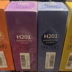 H201 Shower Head Hard Water Filter Aroma Therapy- Multiple sets available