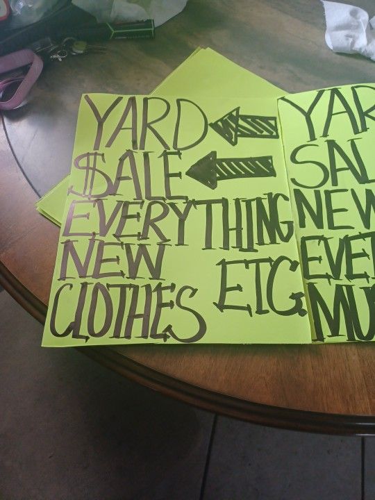 YARD SALE JUNE 27&28, 2025