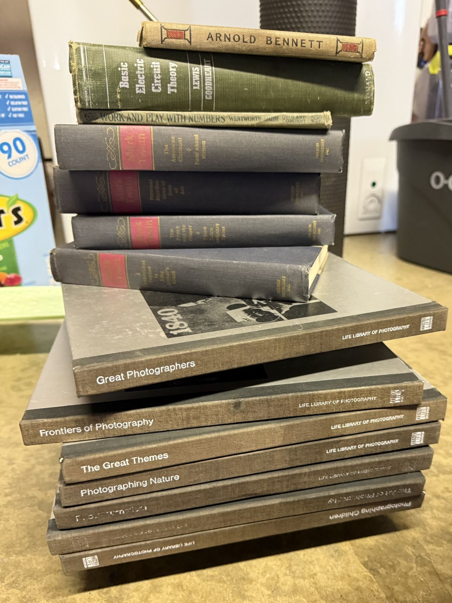 Vintage Book Stack