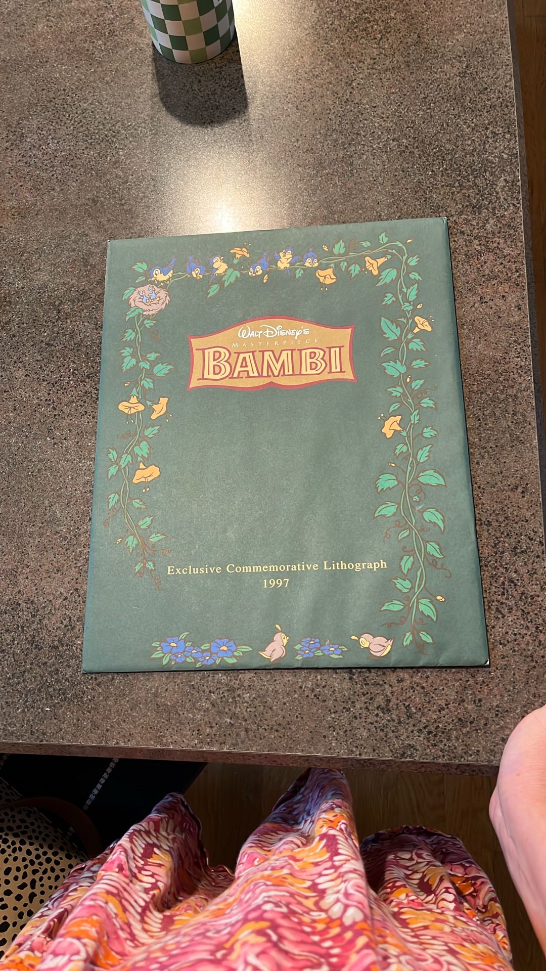 Disney Original Lithograph 1997 Bambi!!