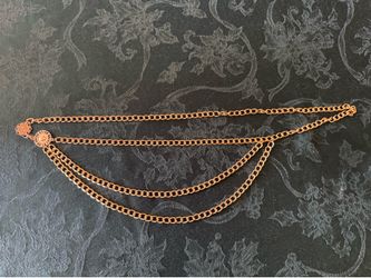 Multilayer Metal Waist Chain Belt