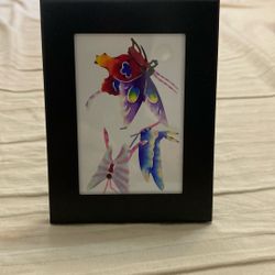 Three Hand Make paper-cut butterflies