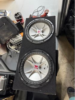 2 12s kicker speakers