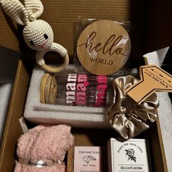 New baby girl mom gift set new