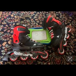 Rollerblades adjustable size 5-8, fit shoe size 5, 6, 7, 8