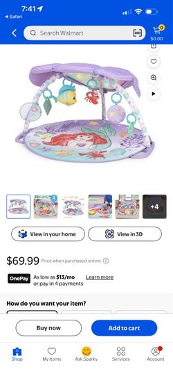 Little mermaid playmat