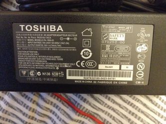 Toshiba laptop charger