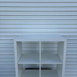 Open Floor Cabinet 4 Cube Storage Suitable for Kitchen, Living Room, Bedroom, etc. (White, 4) 30”x 30” x 15.5”