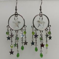 Handmade Star Dangle Earrings