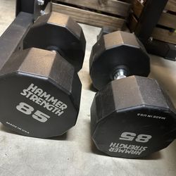 85 Lb Urethane Dumbbells - Hammer Strength