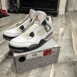 Jordan 4 White Cements 2012 Sz 12