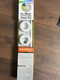 In-Wall Cord & Cable Power Kit For Flat Screen TV **BRAND NEW*