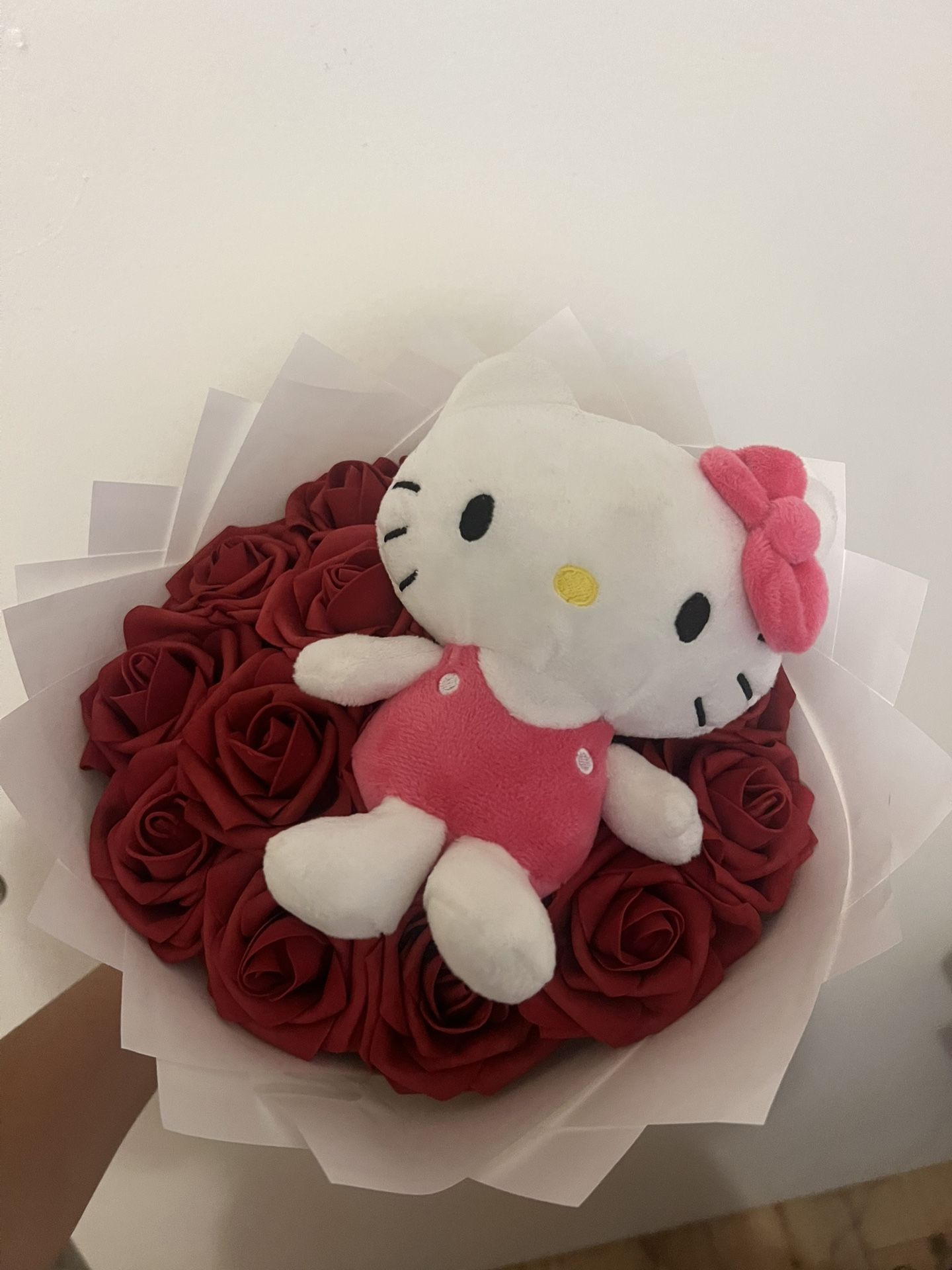 Hello Kitty Plush Eternal Rose Bouquet