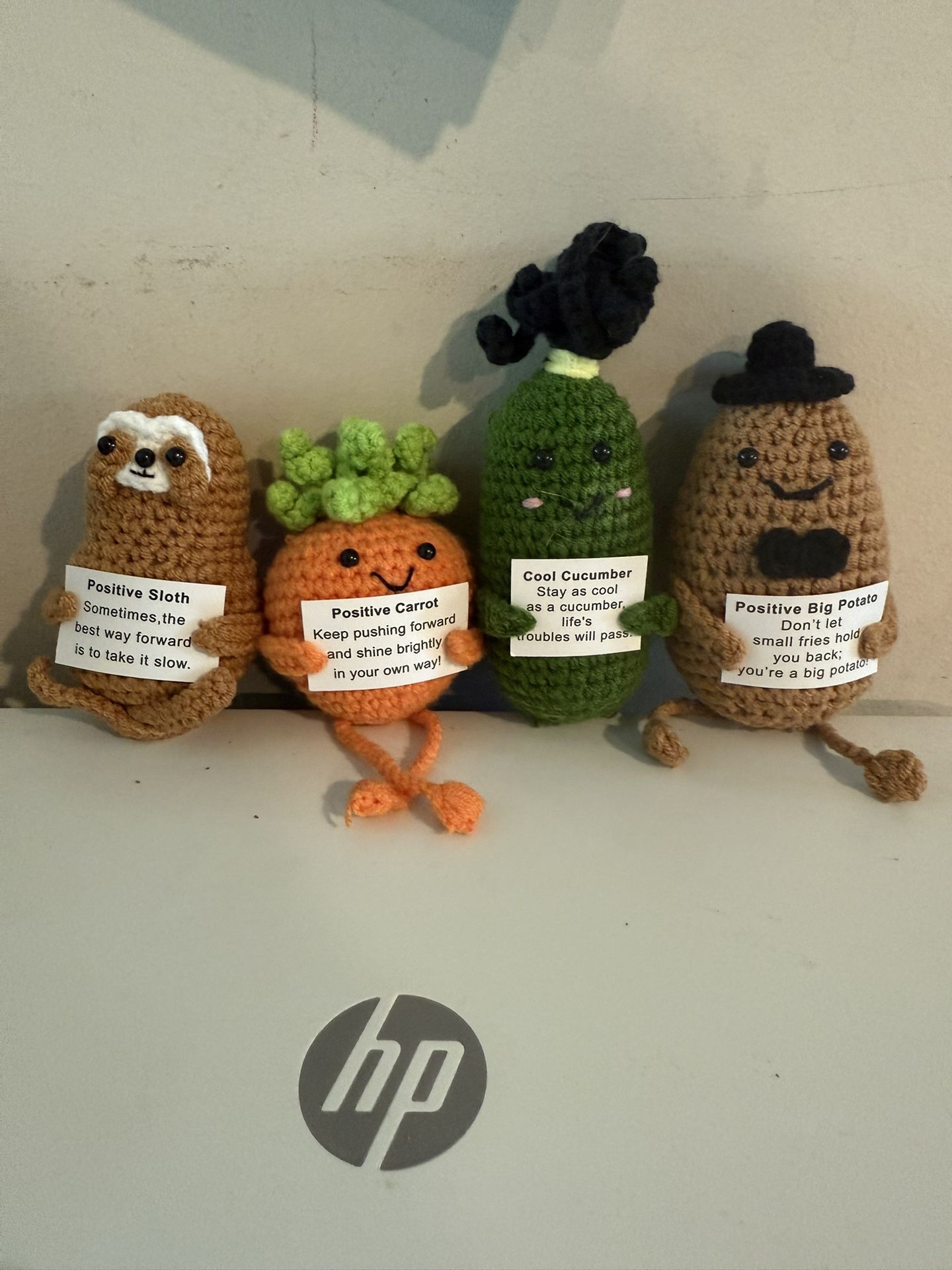 Positive Potato, Sloth, Cucumber And Carrot