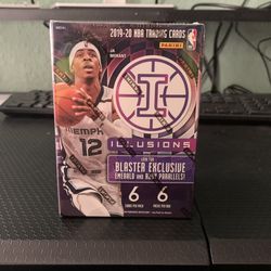 2019-20 Panini Illusions NBA Basketball Blaster Box Morant/zion/barret 