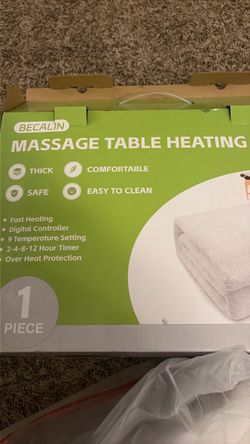 BECALIN Massage Table Heating Pad 30" x 71"